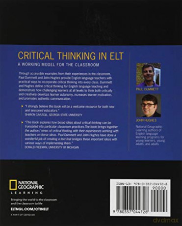 Critical Thinking Elt - Hughes Dummett [KSIĄŻKA]