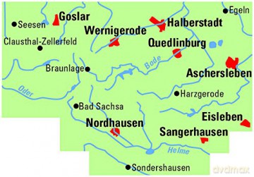 Harz Ebike Touring Cycle Map [KSIĄŻKA]