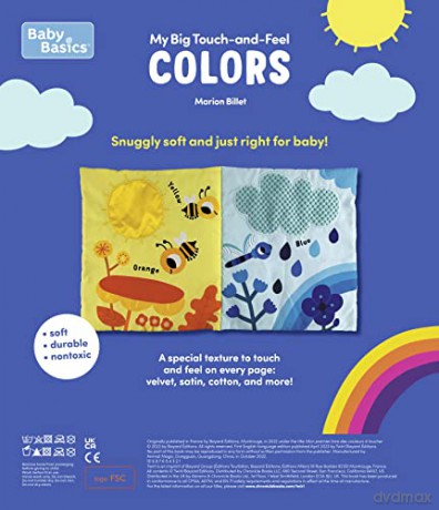 Baby Basics Colors Cloth Book - Marion Billet [KSIĄŻKA]
