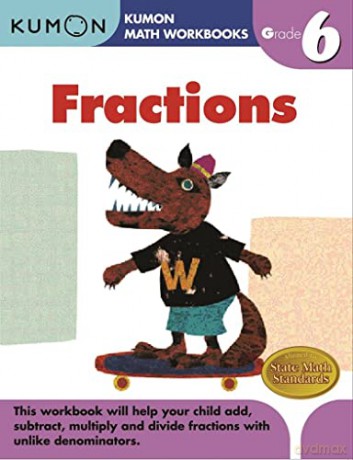 Grade 6 Fractions - Kumon [KSIĄŻKA]