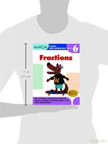 Grade 6 Fractions - Kumon [KSIĄŻKA]
