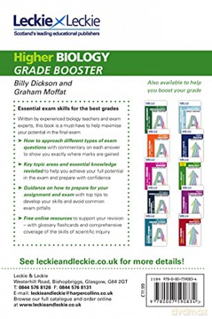 Grade Booster F Higher Biology [KSIĄŻKA]