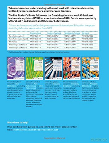 Cambridge Intl As/A Maths Probability 1 - Sophie Goldie [KSIĄŻKA]