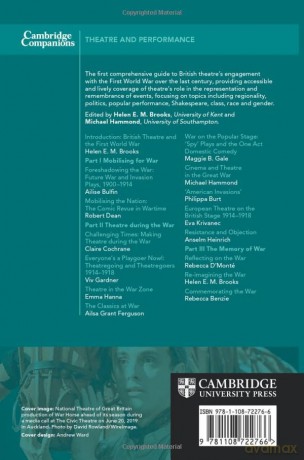 Cambridge Companion To British Theatre O - Helen E. M. Brooks [KSIĄŻKA]
