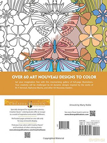Creative Haven Art Nouveau Design - Noble Marty [KSIĄŻKA]