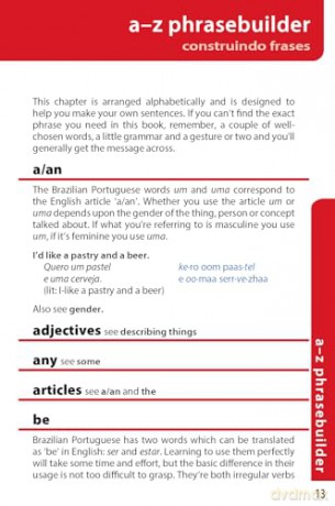 Brazilian Portuguese Phrasebook Dictiona - Lonely Planet [KSIĄŻKA]