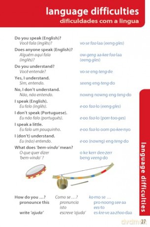 Brazilian Portuguese Phrasebook Dictiona - Lonely Planet [KSIĄŻKA]