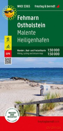 Fehmarn Ostholstein Walking Road Map 150 [KSIĄŻKA]