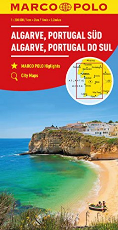 Algarve Portugal South Marco Polo Map [KSIĄŻKA]
