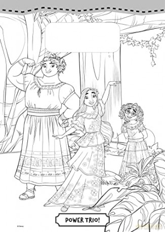 Disney Encanto Tear Off Colourin [KSIĄŻKA]