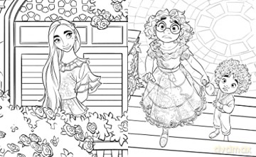 Disney Encanto The Ultimate Colouring Bo [KSIĄŻKA]