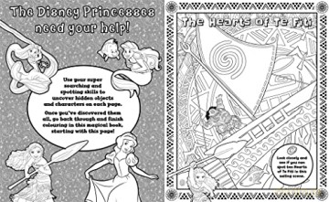 Disney Princess Search Find Colouring - Unknown [KSIĄŻKA]