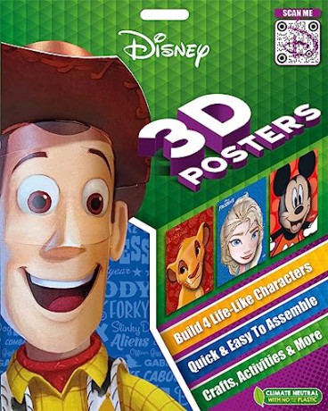 Disney Classics Pop Heads 3d Crafts [KSIĄŻKA]