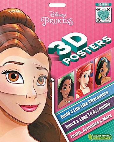 Disney Princess Pop Heads 3d Crafts [KSIĄŻKA]