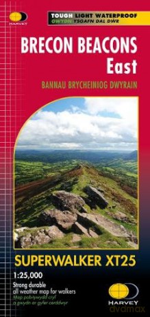 Brecon Beacons East The Black Mountains - Superwalker [KSIĄŻKA]