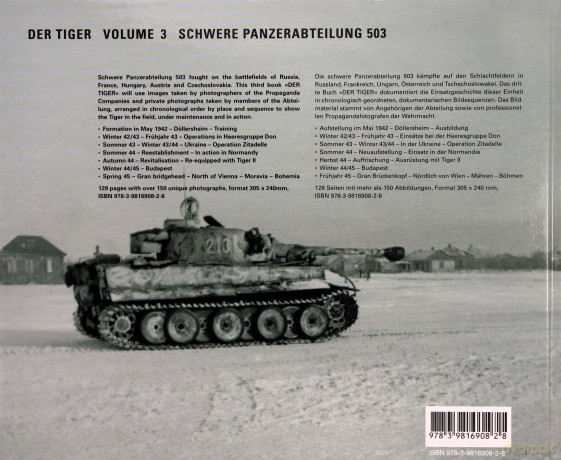 Der Tiger Vol 3 Schwere Panzerabteilung - Volker Ruff [KSIĄŻKA]
