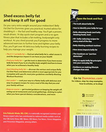 Belly Fat Diet For Dummies - Erin Palinski [KSIĄŻKA]