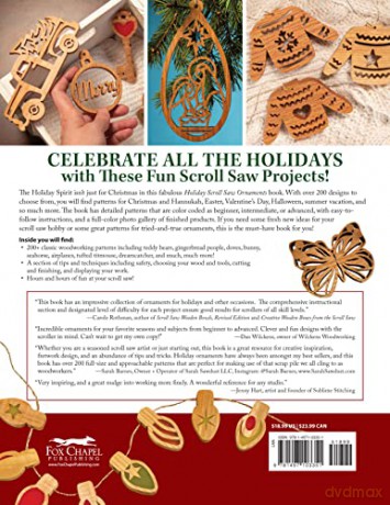 Holiday Scroll Saw Ornaments - Wayne Fowler [KSIĄŻKA]