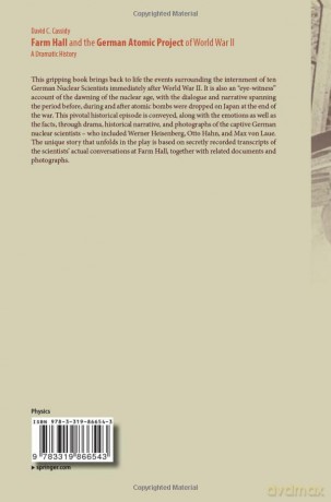 Farm Hall And The German Atomic Project - Cassidy David C. [KSIĄŻKA]