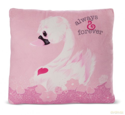NICI Poduszka Love łabędź biały 30x30cm