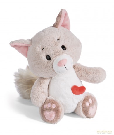 NICI miękka zabawka Love kot fluffy 50cm siedzący