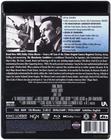 The Manchurian Candidate (Przeżyliśmy wojnę) [Blu-Ray 4K]+[Blu-Ray]