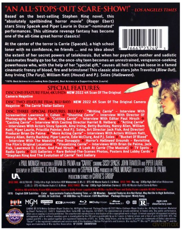 Carrie [Blu-Ray 4K]+[Blu-Ray]