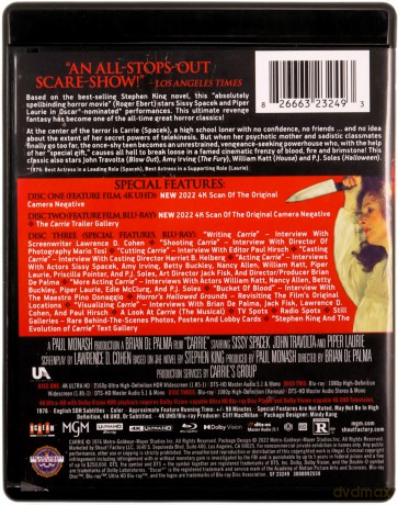 Carrie [Blu-Ray 4K]+[Blu-Ray]