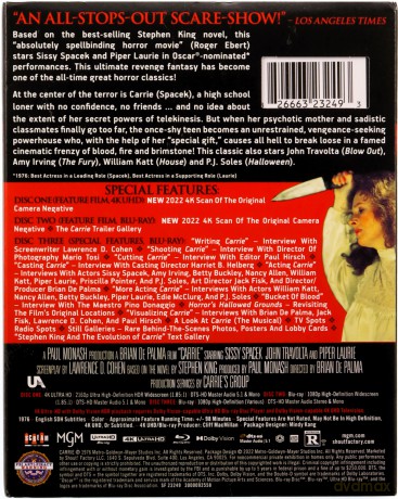 Carrie [Blu-Ray 4K]+[Blu-Ray]
