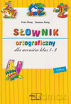 Słowniczek ortograficzny kl.1-3 Edukacja wczesnoszkolna - Zuzanna Zbróg,Piotr Zbróg [KSIĄŻKA]