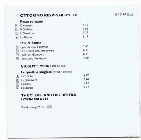 Maazel: Respighi: Feste Romane + [CD]