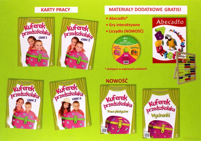 Kuferek przedszkolaka Box Roczne przygotowanie przedszkolne Edukacja przedszkolna [KSIĄŻKA]