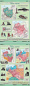 Mapa-Polska Piastów. [KSIĄŻKA]
