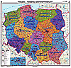 Mapa-Polska. Podział administracyjny [KSIĄŻKA]