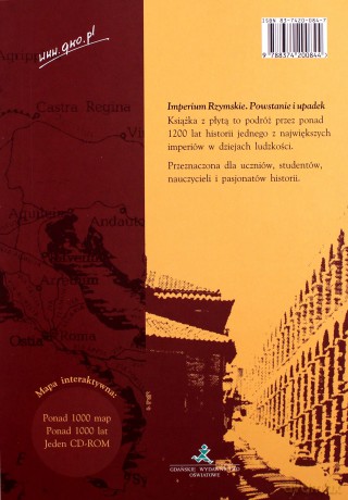 Imperium Rzymskie Powstanie i upadek - mapa Rzymu wraz z leksykonem - Mikołaj Gładysz [KSIĄŻKA]+[CD]