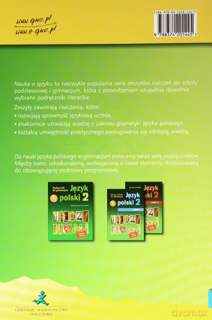Język polski Nauka o języku GIMN kl.2 ćwiczenia cz.1 [KSIĄŻKA]