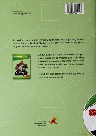 Matematyka z Plusem GIMN kl.1 ćwiczenia - Dobrowolska,Karpiński,Jucewicz [KSIĄŻKA]