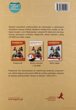 Matematyka z Plusem GIMN kl.3 podręcznik - Małgorzata Dobrowolska (RED.) [KSIĄŻKA]