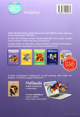 Matematyka z Plusem SP kl.4 podręcznik - Marta Jucewicz,Małgorzata Dobrowolska,Piotr Zarzycki [KSIĄŻKA]