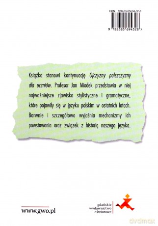 Nie taki język straszny. - J. Miodek [KSIĄŻKA]
