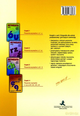 Ortografia część 2 Pisownia wyrazów z rz, ż - Łuczak,Kopicka-Trębacz [KSIĄŻKA]