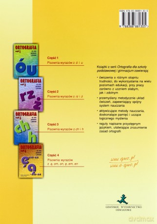 Ortografia część 3 Pisownia wyrazów z ch, h - Trębacz-Kopicka [KSIĄŻKA]