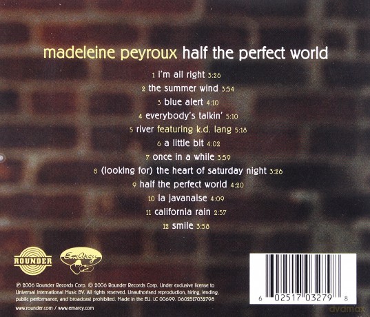 Madeleine Peyroux: Half The Perfect World [CD]