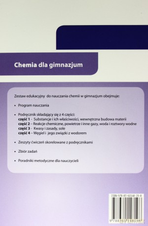 Chemia GIMN kl.1-3 zbiór zadań - Andrzej Reych [KSIĄŻKA]