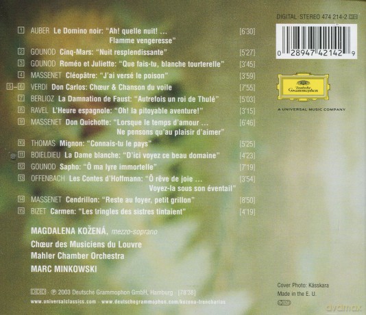Magdalena Kozena: French Arias [CD]