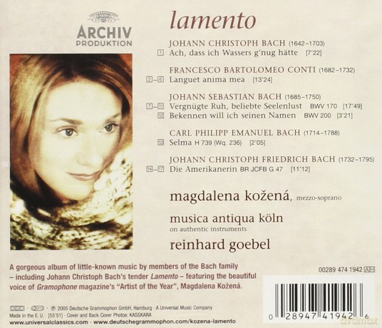 Magdalena Kozena: Lamento [CD]