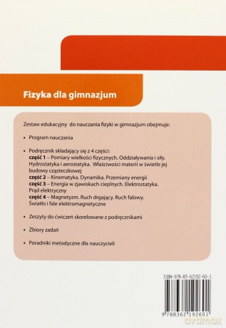 Fizyka GIMN kl.1-3 podręcznik cz.3 - Anna Kaczorowska [KSIĄŻKA]