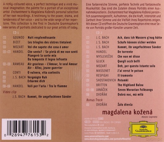 Magdalena Kozena: Portrait Of The Artist (Enchantment) [2CD]