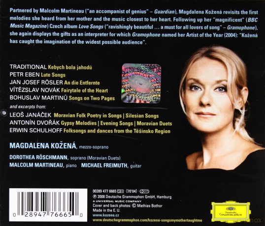 Magdalena Kozena: Songs My Mother Taught Me [CD]