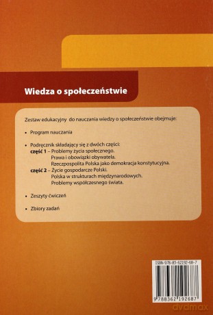 Wiedza o społeczeństwie GIMN kl.2 zbiór zadań - Iwona Walendziak [KSIĄŻKA]